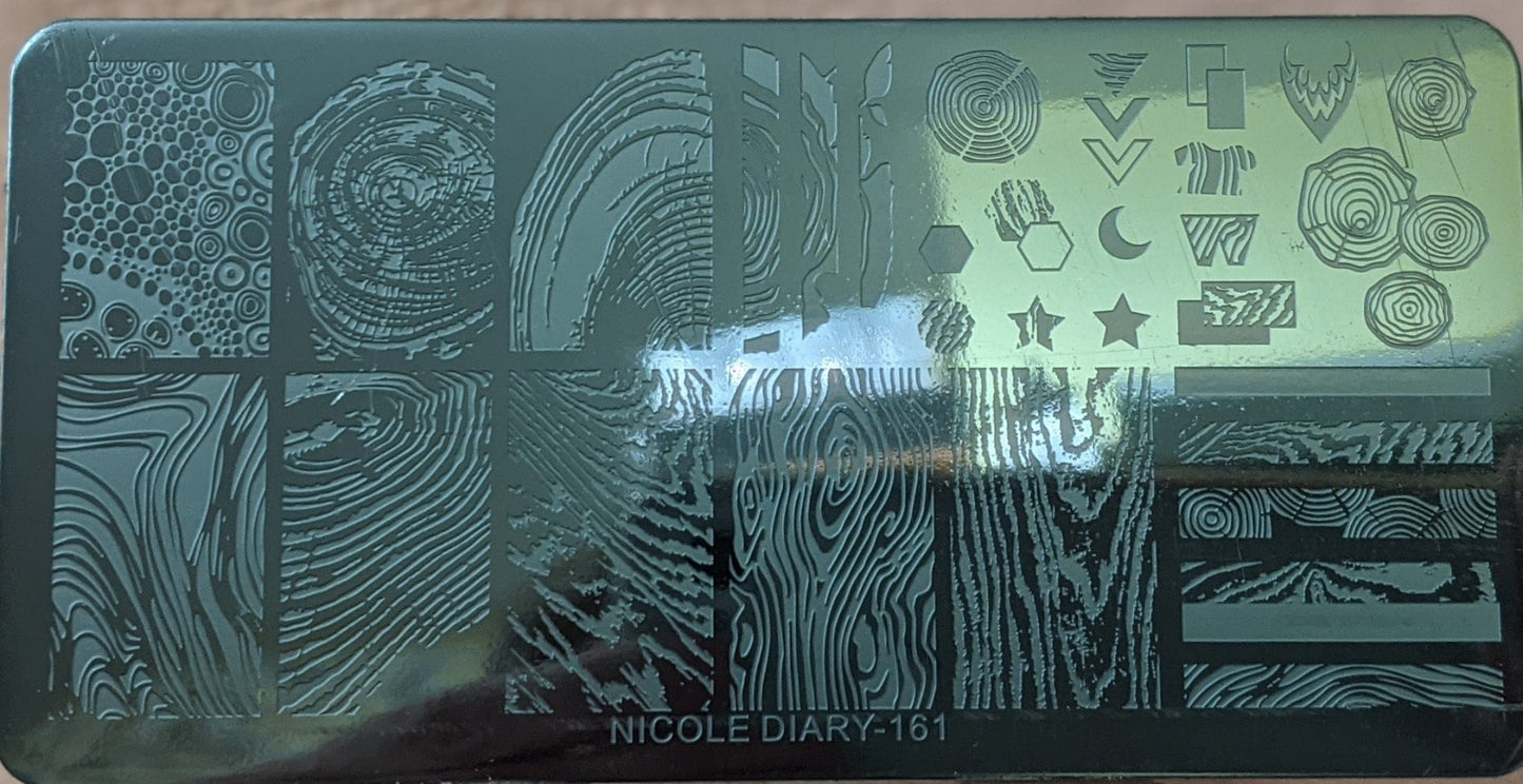 Plaque de stamping Nicole Diary