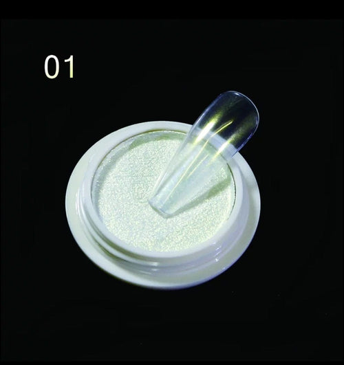 Poudre Aurora #01 - Ongles Elaine Lemay 