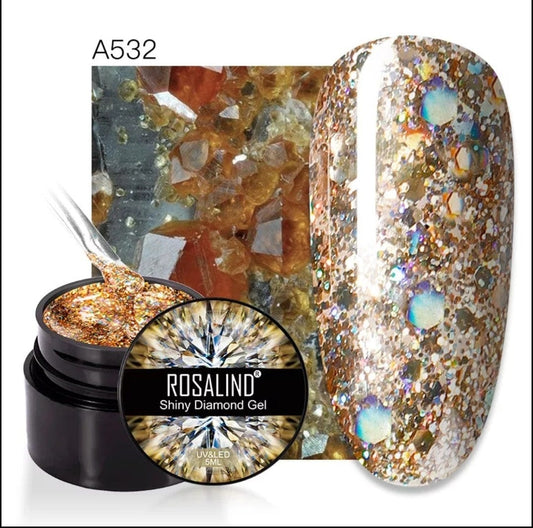 Glitter en gel Rosalind