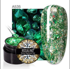 Glitter en gel Rosalind - Ongles Elaine Lemay 