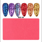 Pochoir en silicone - Ongles Elaine Lemay 