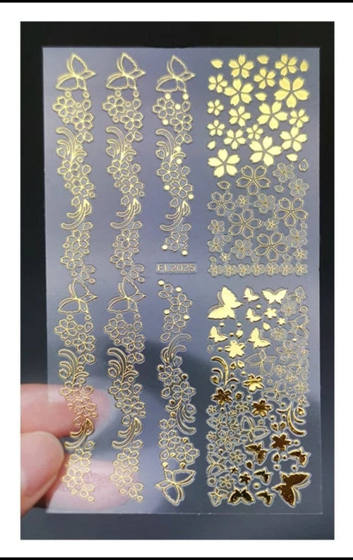 Collant or dentelle 2025 - Ongles Elaine Lemay 