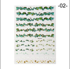 Collant marbré foncé #02 - Ongles Elaine Lemay 