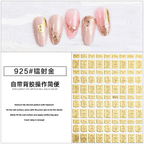 Collant doré #925 - Ongles Elaine Lemay 