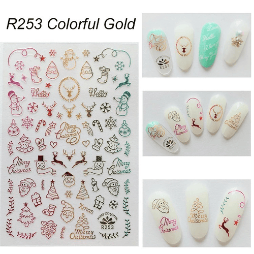 Collant R253 Multicolore - Ongles Elaine Lemay 