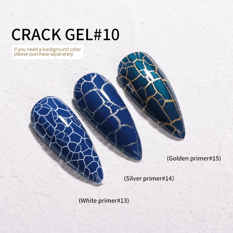 Cracked vernis gel