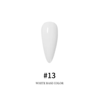 Cracked vernis gel Base Blanc #13 - Ongles Elaine Lemay 