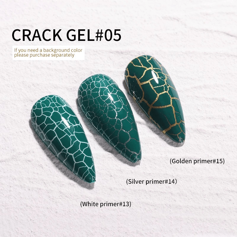 Cracked vernis gel