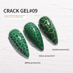 Cracked vernis gel #9 - Ongles Elaine Lemay 