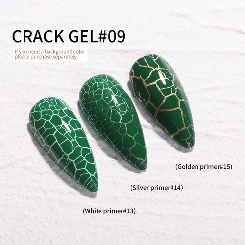 Cracked vernis gel #9 - Ongles Elaine Lemay 