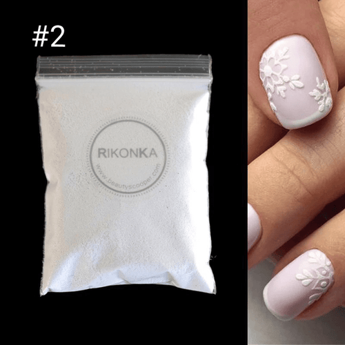 Poudre effet sucre - Ongles Elaine Lemay 