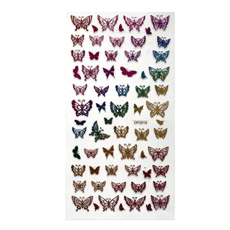 Collant papillon-fées couleurs holo