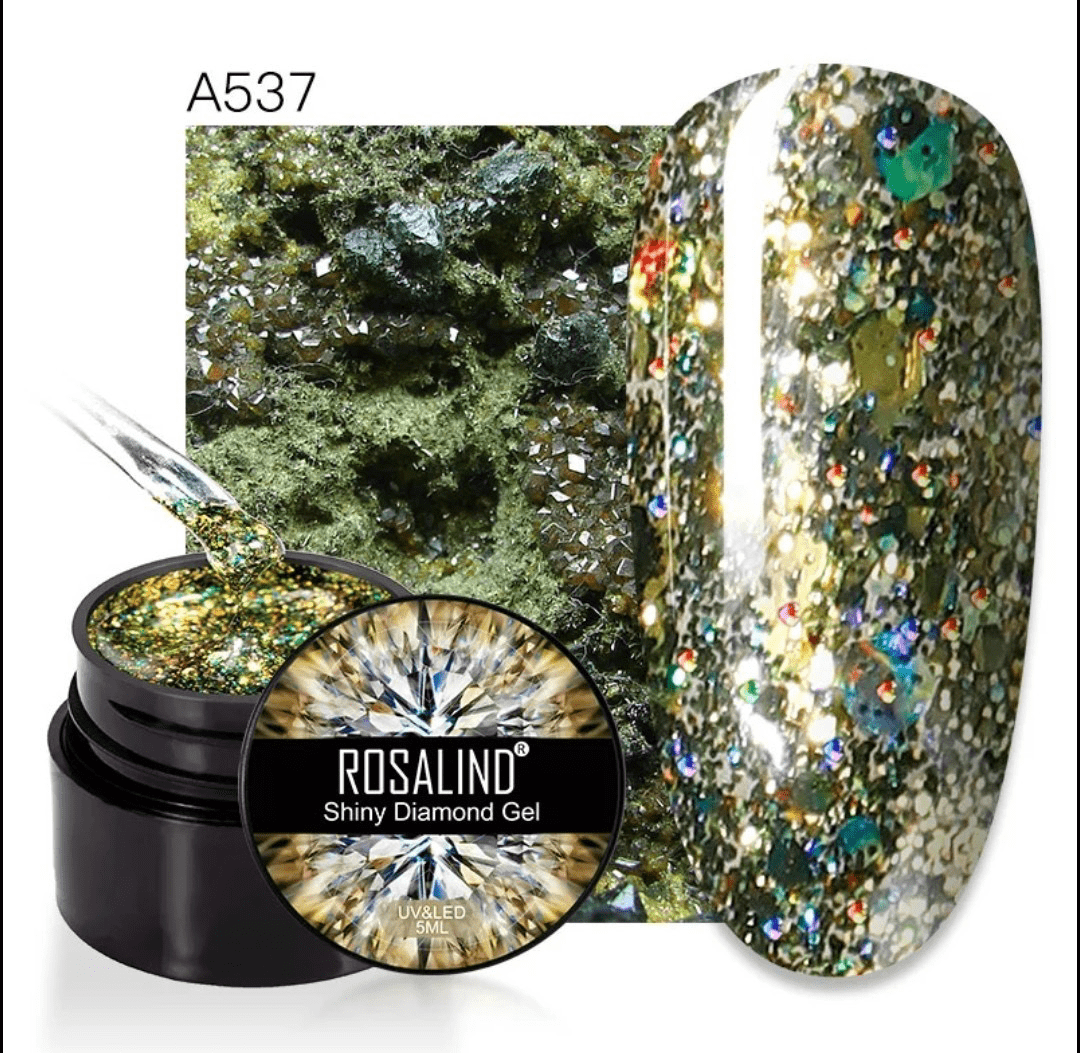 Glitter en gel Rosalind