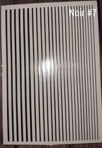 Collant Ligne #07 Noir - Ongles Elaine Lemay 