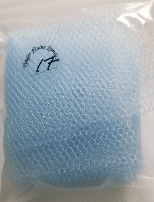 Tulle  gros carreaux - Ongles Elaine Lemay 