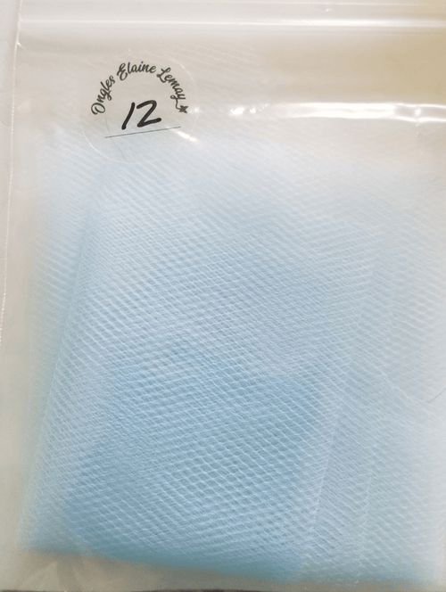 Tulle petit carreaux - Ongles Elaine Lemay 