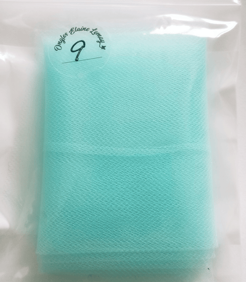 Tulle petit carreaux - Ongles Elaine Lemay 