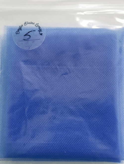 Tulle petit carreaux - Ongles Elaine Lemay 