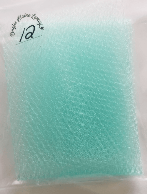 Tulle  gros carreaux - Ongles Elaine Lemay 
