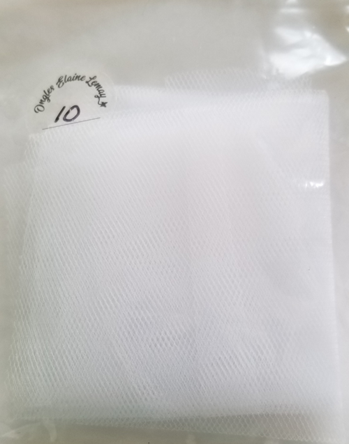 Tulle petit carreaux - Ongles Elaine Lemay 