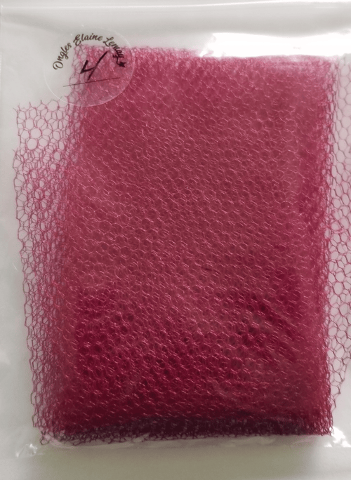 Tulle  gros carreaux - Ongles Elaine Lemay 