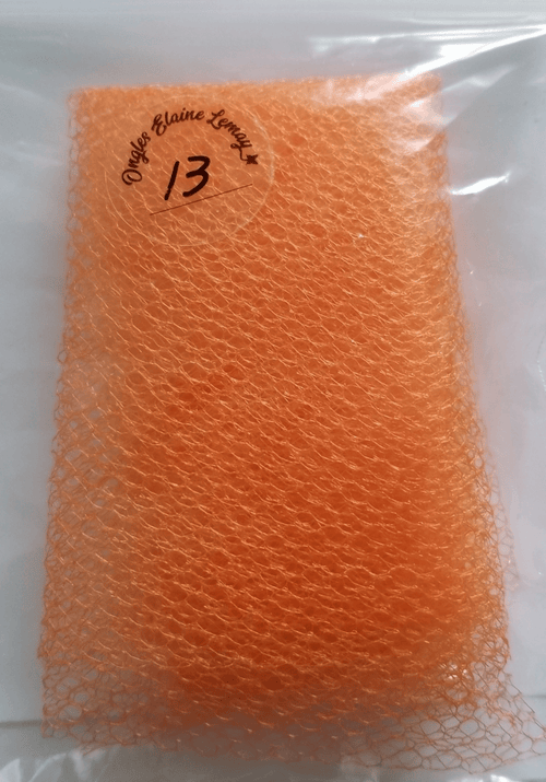 Tulle  gros carreaux - Ongles Elaine Lemay 