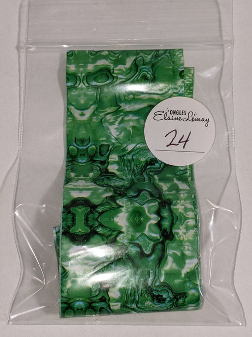 Papier foil individuel - Ongles Elaine Lemay 