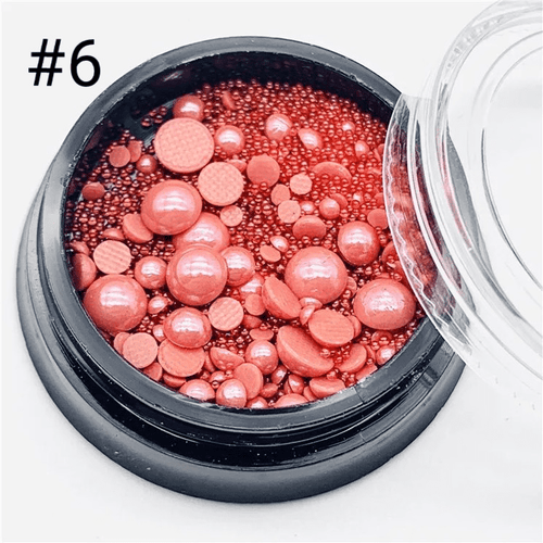 Boîtier de perles #6 - Ongles Elaine Lemay 