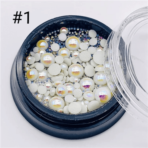 Boîtier de perles #1 - Ongles Elaine Lemay 
