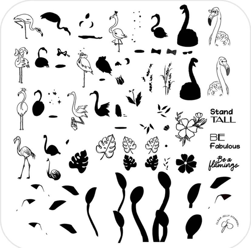 CJS-93 Lil Flamingo - Ongles Elaine Lemay 