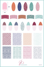 CJS-227 French textile collection #1 - Ongles Elaine Lemay 