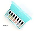 Kit vernis à stamping pastel - Ongles Elaine Lemay 