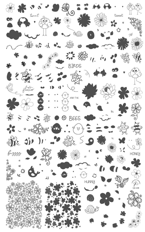 CJS-238 Birds and the bee’s - Ongles Elaine Lemay 