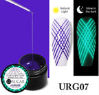 Spider gel glow in the dark - Ongles Elaine Lemay 