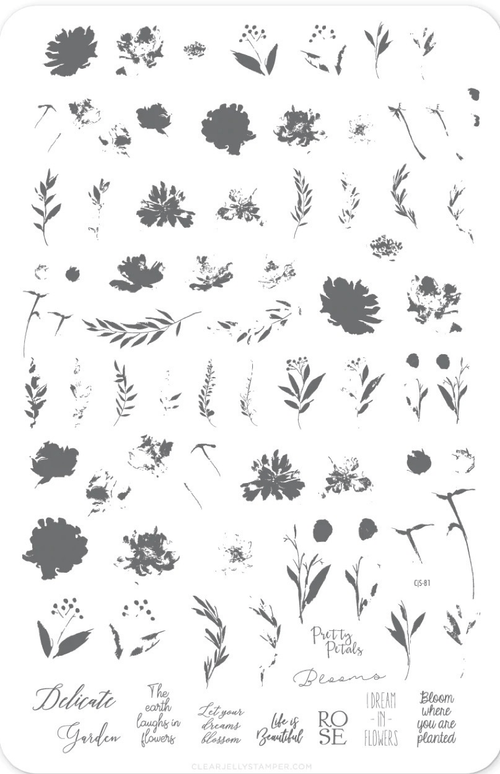 CJS-81 Watercolor Garden - Ongles Elaine Lemay 
