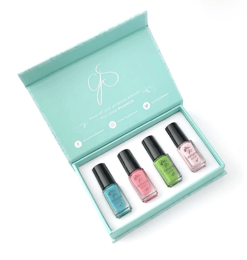 Kit vernis Summer 4 couleurs - Ongles Elaine Lemay 