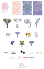 CJS-LC-44 Everything Elephant - Ongles Elaine Lemay 