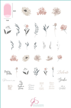 CJS-81 Watercolor Garden - Ongles Elaine Lemay 