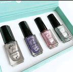 Kit vernis à stamping Winter Wonderland (4 couleurs) - Ongles Elaine Lemay 