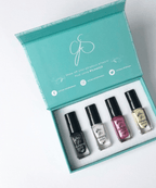Kit vernis à stamping Lover’s Lane (4 couleurs) - Ongles Elaine Lemay 