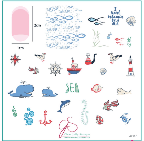 CJS-207 I Need vitamin Sea - Ongles Elaine Lemay 