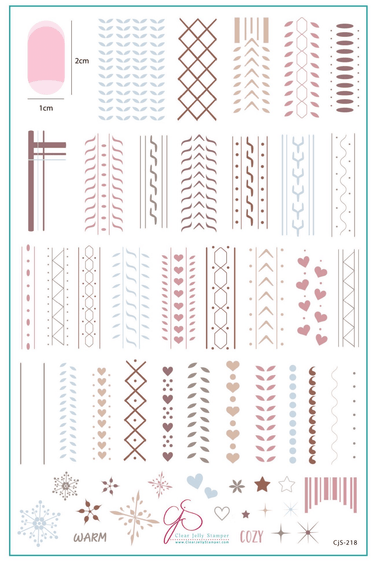 CJS-218 Sweater Textures - Ongles Elaine Lemay 