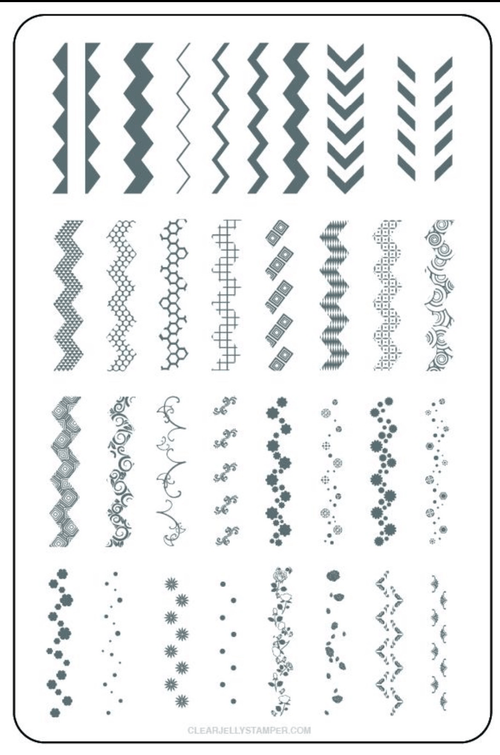 CJS-LC-36 Chantel’s Chevrons - Ongles Elaine Lemay 