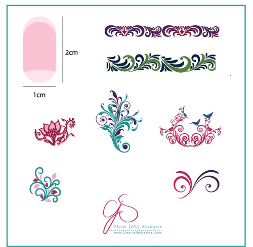 CJS-49 Petit Swirls - Ongles Elaine Lemay 