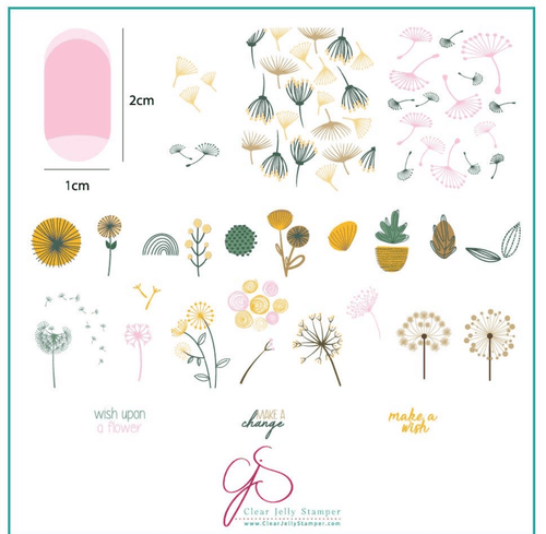CJS-155 Wish Upon a Flower - Ongles Elaine Lemay 