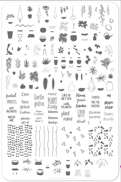 CJS-LC-07 Crazy Plant Lady - Ongles Elaine Lemay 