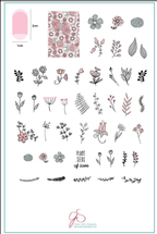 CJS-V-18 Blossoming Romance - Ongles Elaine Lemay 