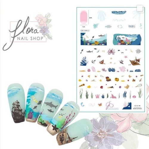 CJS-LC-88 Sunken Treasure - Ongles Elaine Lemay 