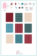 CJS-96 Knitters gonna Knit - Ongles Elaine Lemay 