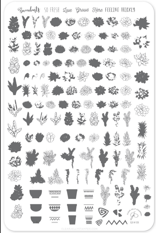 CJS-123 Oh So Succulent - Ongles Elaine Lemay 